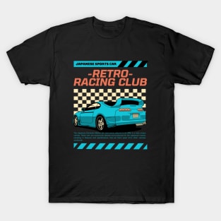 Retro Racing Club Japanese Sports Car T-Shirt